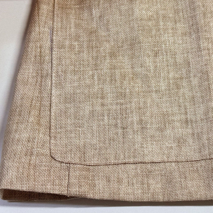 Heren Casual Linnen Geborduurde Staande Kraag Enkelgeknoopte Slim Fit Jas 48687422M