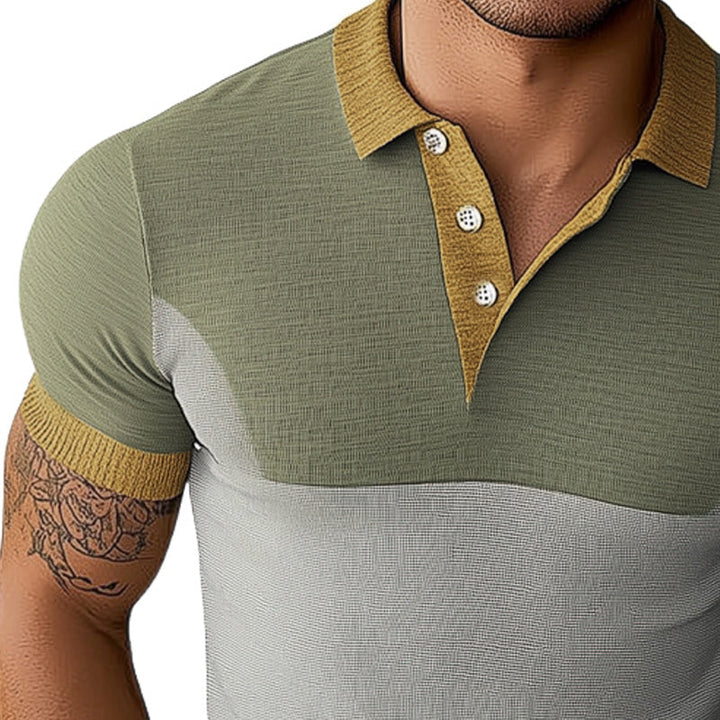 【24-uurs verzending】 Heren Zomer Huidvriendelijk en Comfortabele Polo T-shirt 