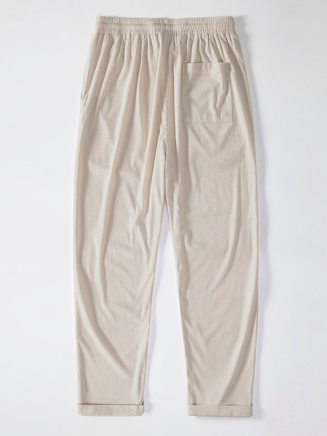 Corduroy overhemd met korte mouwen en rechte corduroy broek