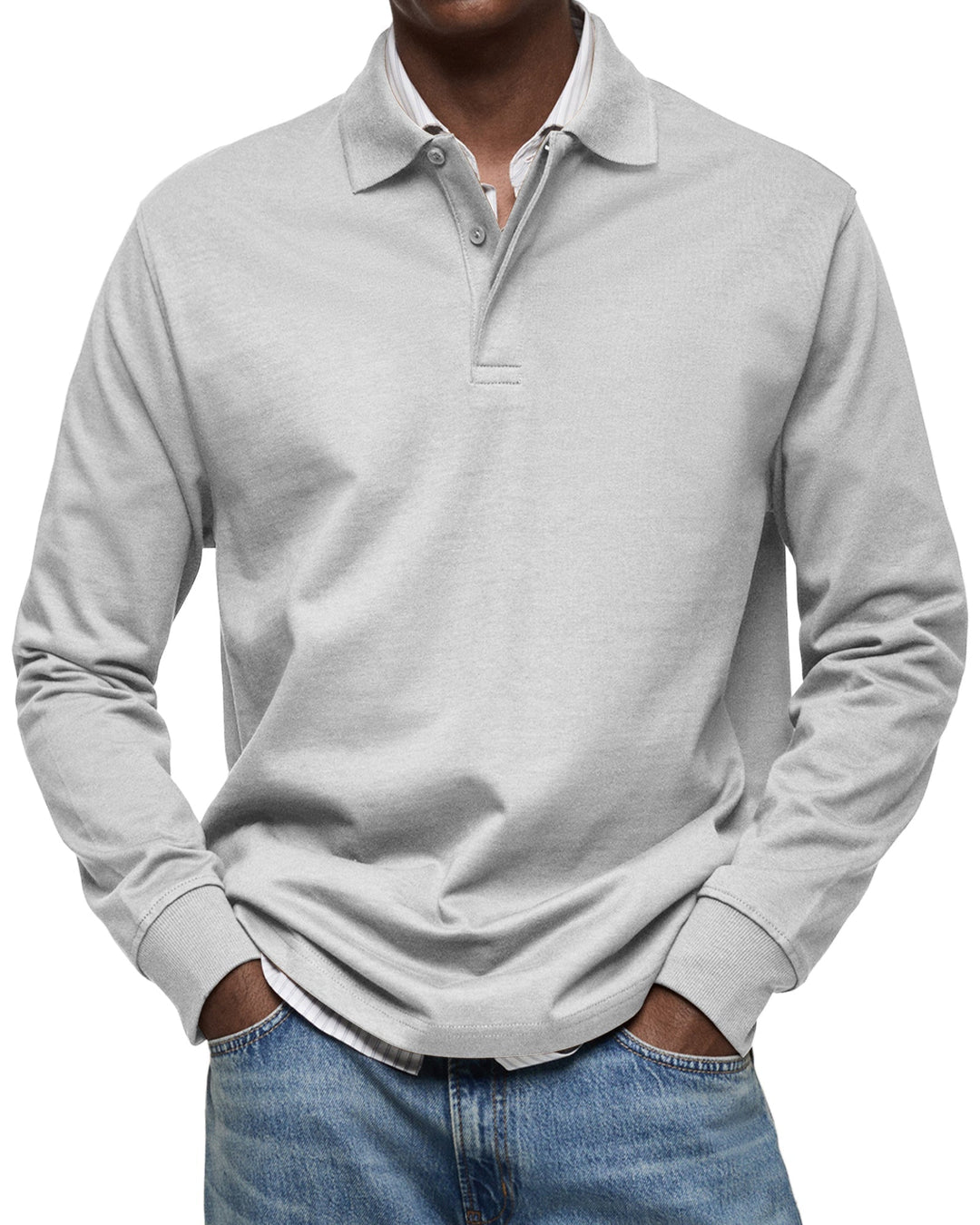 Alexandre™ | Casual poloshirt met lange mouwen 