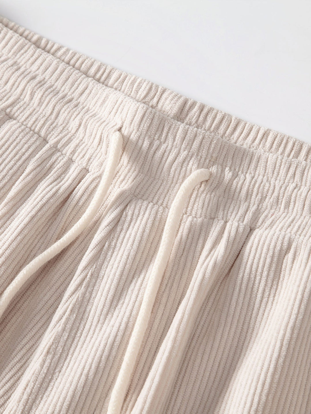 Corduroy overhemd met korte mouwen en rechte corduroy broek