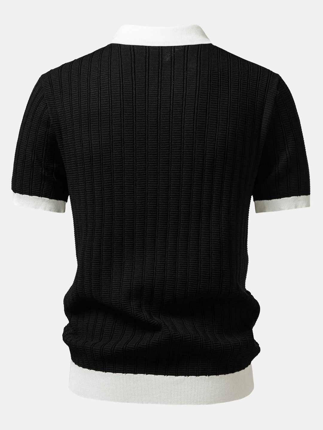 Contrast Getextureerde Johnny Kraag Polo & Slim Fit Getaperde Broek