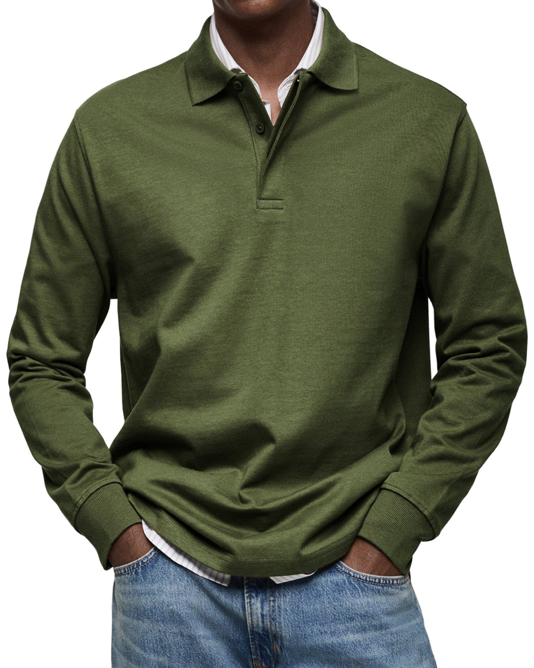 Alexandre™ | Casual poloshirt met lange mouwen 
