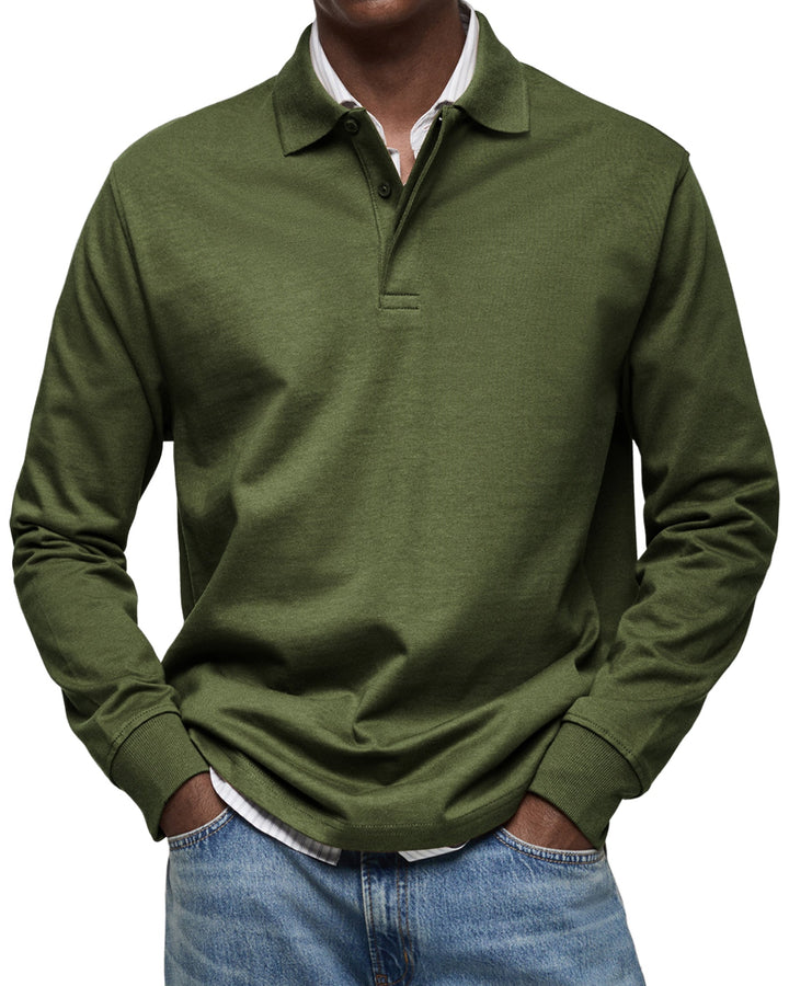 Alexandre™ | Casual poloshirt met lange mouwen 