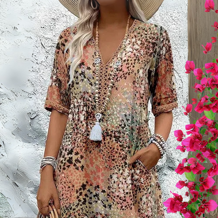 Margot™ Midi Boho Jurk