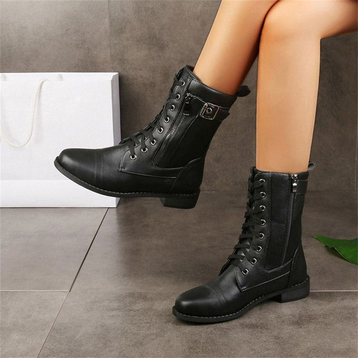 Erica Orthopedische Boots met Zijkleur Zipper