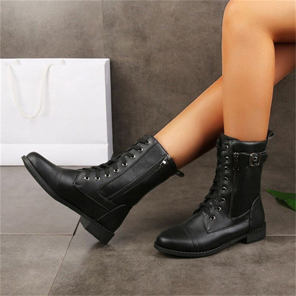 Erica Orthopedische Boots met Zijkleur Zipper