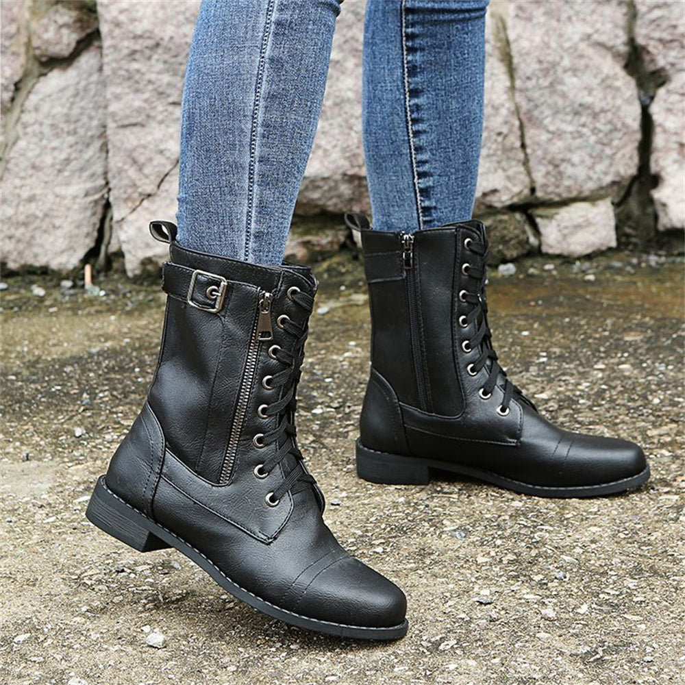 Erica Orthopedische Boots met Zijkleur Zipper