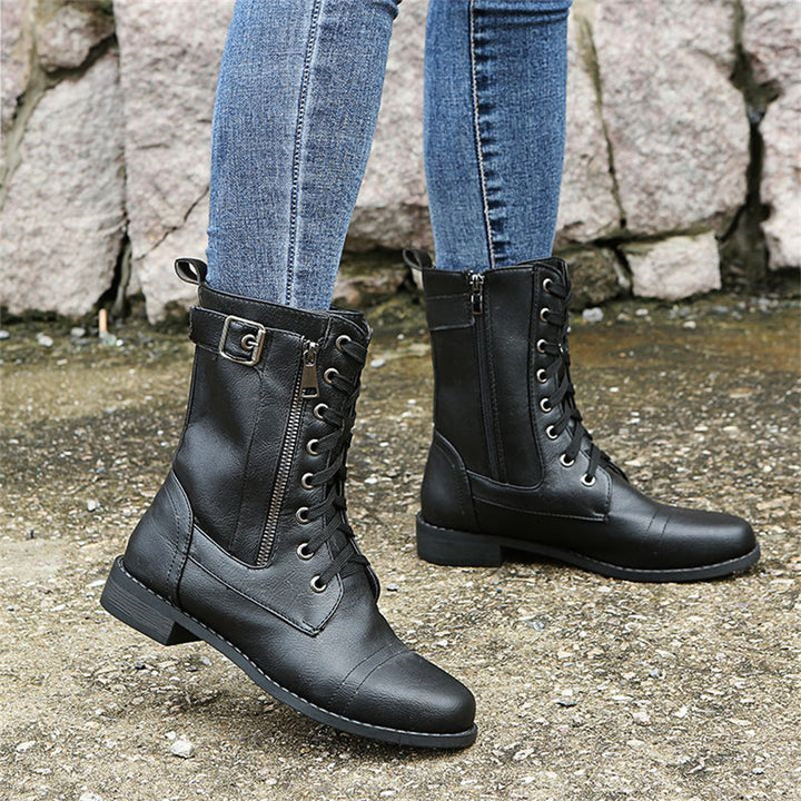 Erica Orthopedische Boots met Zijkleur Zipper