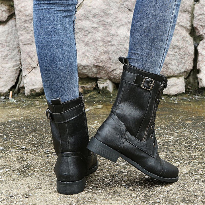 Erica Orthopedische Boots met Zijkleur Zipper