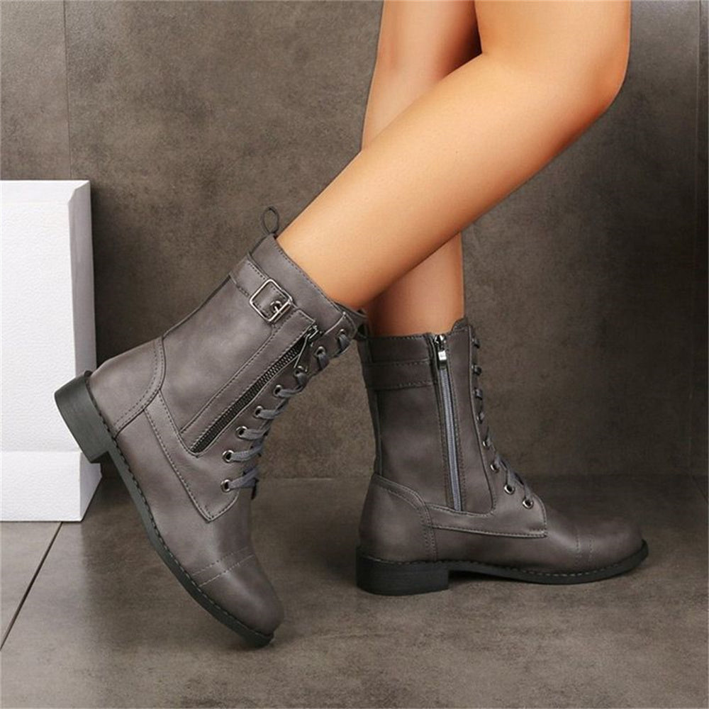 Erica Orthopedische Boots met Zijkleur Zipper