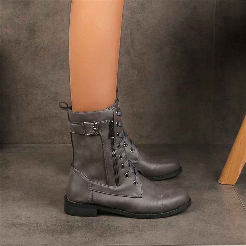 Erica Orthopedische Boots met Zijkleur Zipper