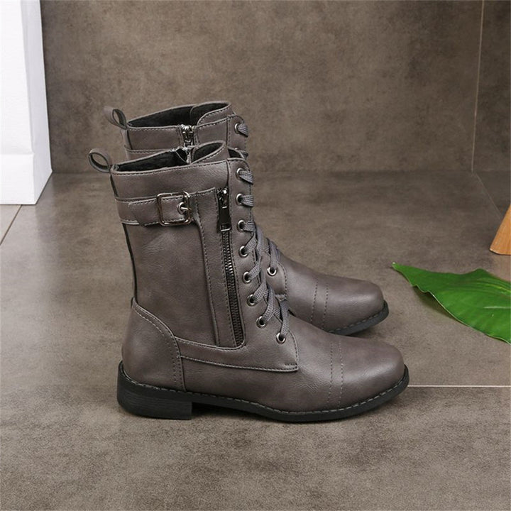 Erica Orthopedische Boots met Zijkleur Zipper