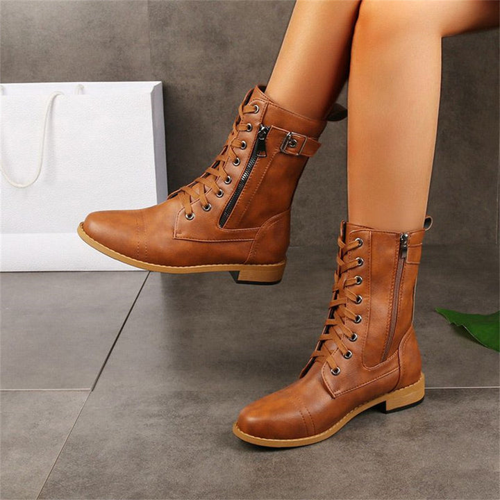 Erica Orthopedische Boots met Zijkleur Zipper
