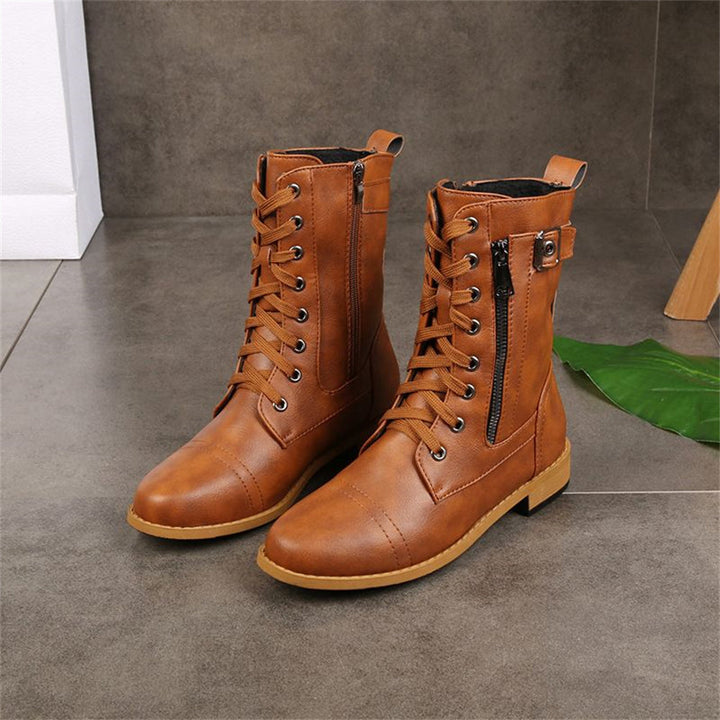 Erica Orthopedische Boots met Zijkleur Zipper