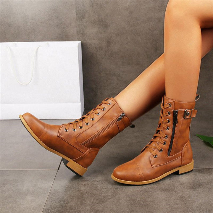 Erica Orthopedische Boots met Zijkleur Zipper
