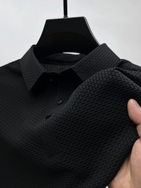Fiero: Klassiek geweven poloshirt 