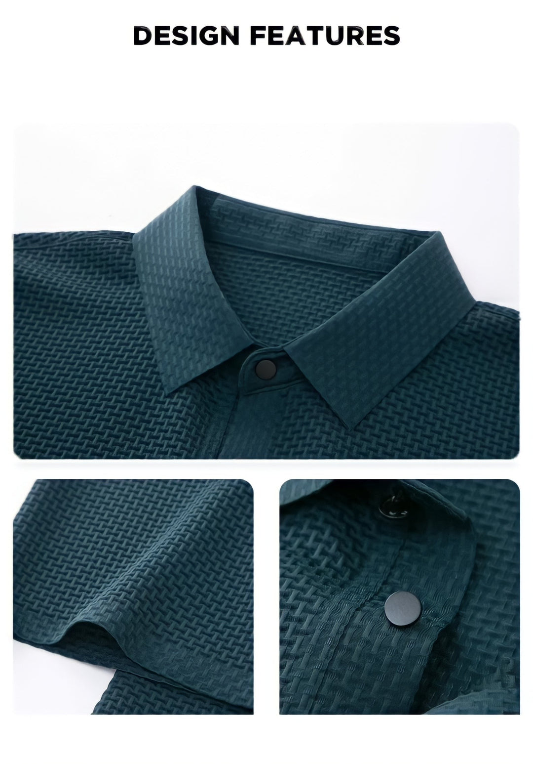 Prestigio: Kreukvrije textuur slim fit poloshirt 