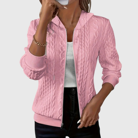 Jenna | Hoodie met Rits