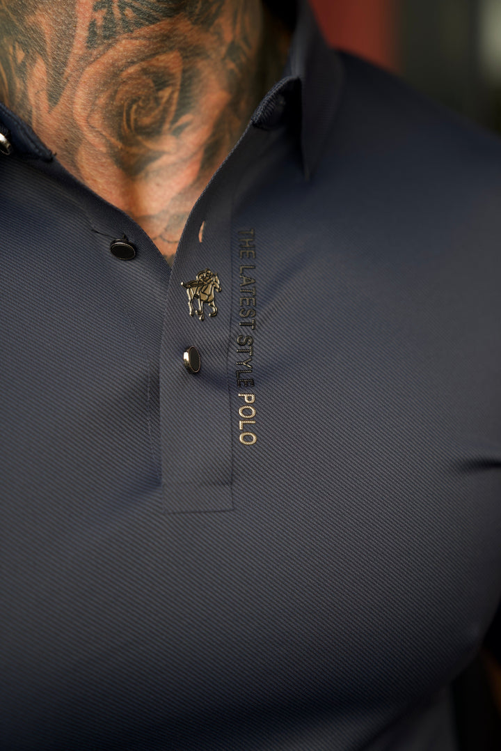 Verno | Kreukvrije Muscle Fit poloshirt 