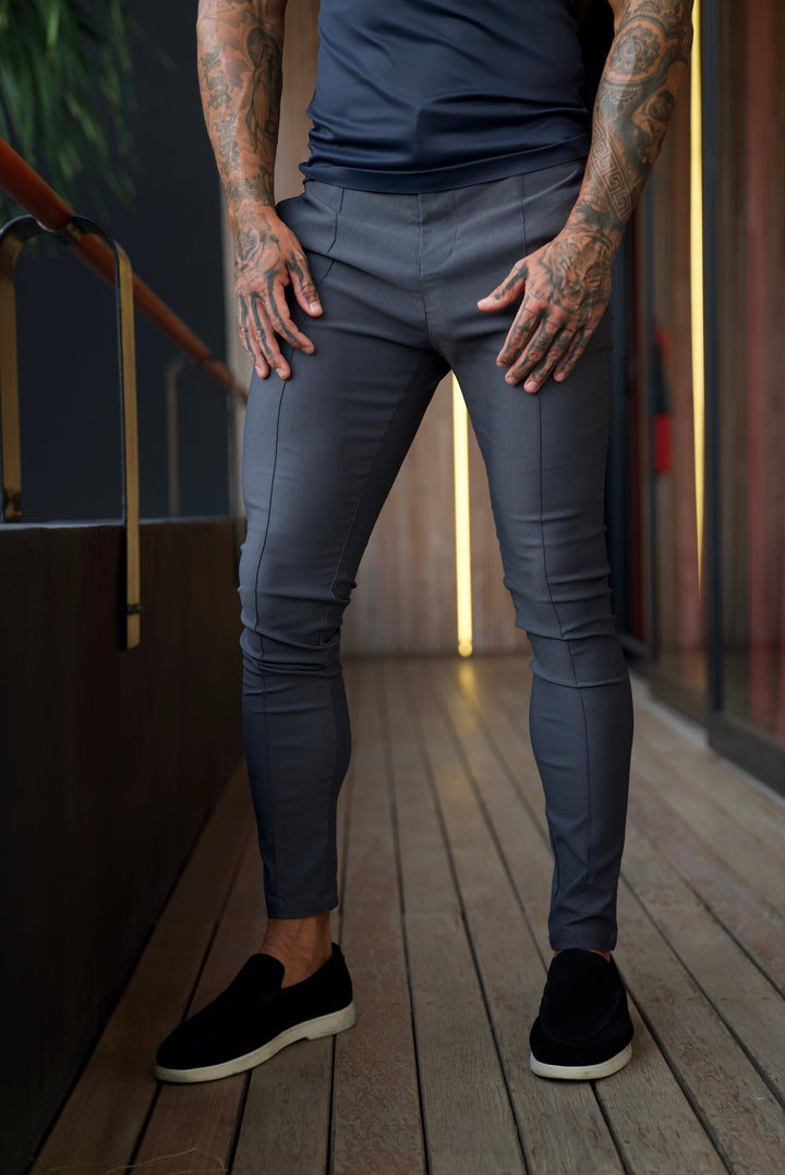 Novate | Kreukvrije Slim Fit Broek 