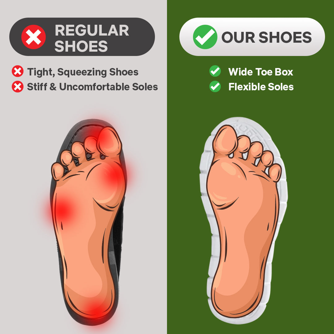 Ultra Comfy - Gezonde wandelschoenen die goede ondersteuning bieden