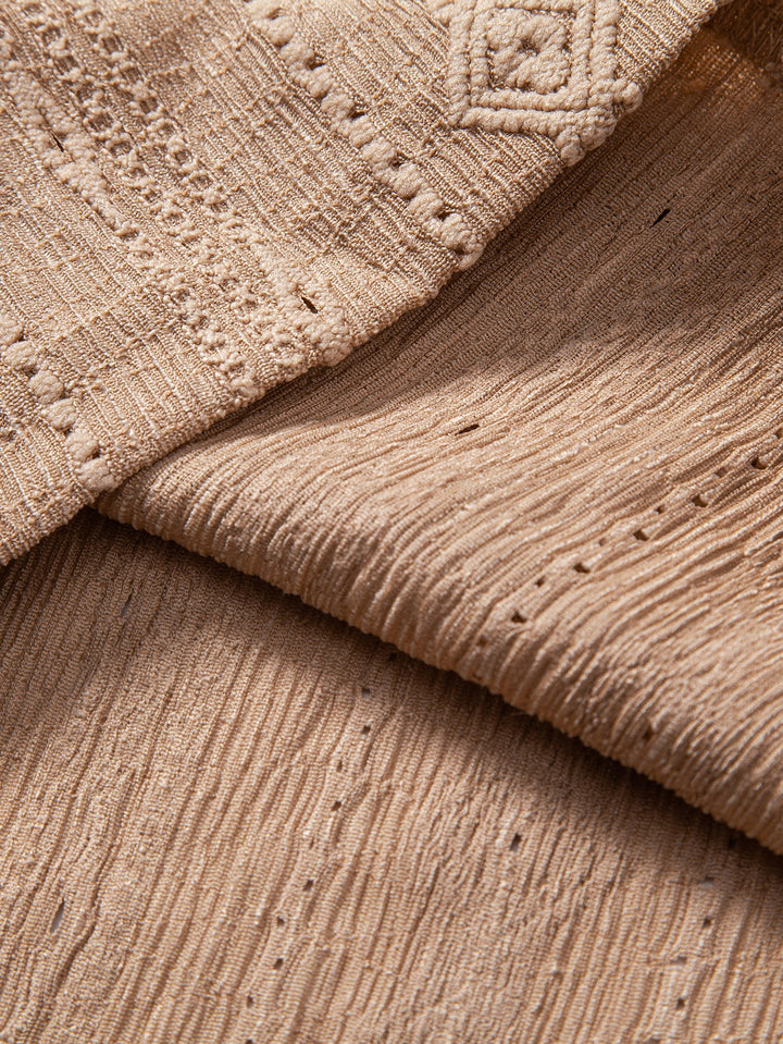 Geometrische Jacquard Polo