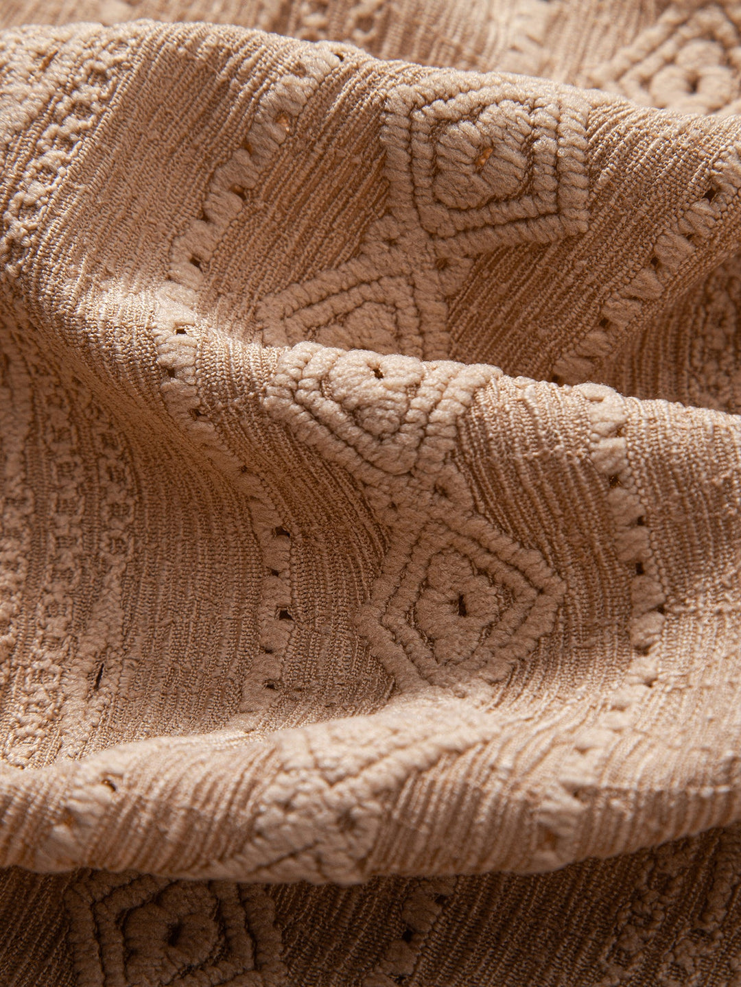 Geometrische Jacquard Polo