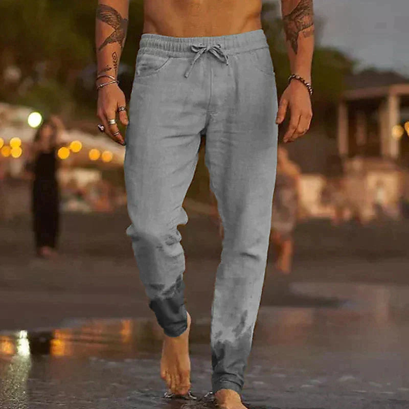 Van Dame™ | Linnen strandbroek 