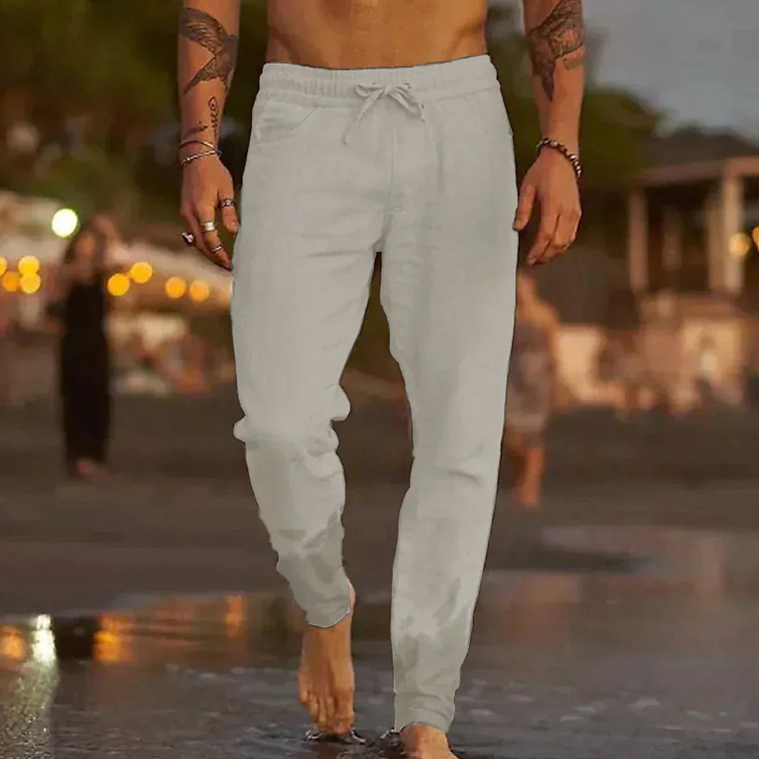 Van Dame™ | Linnen strandbroek 