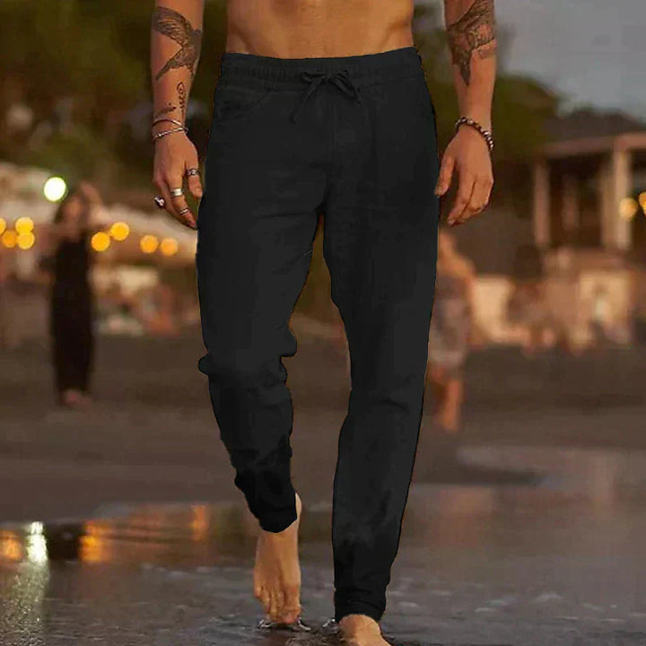 Van Dame™ | Linnen strandbroek 