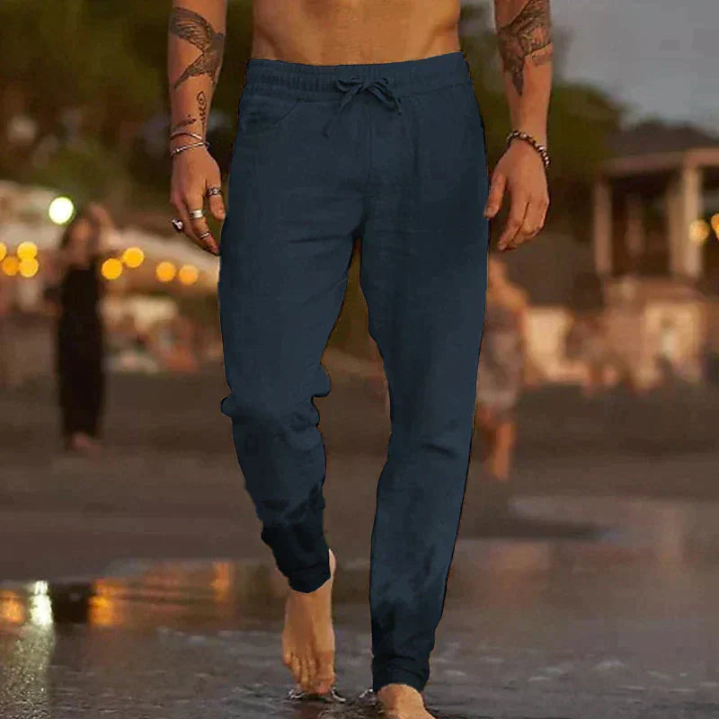 Van Dame™ | Linnen strandbroek 