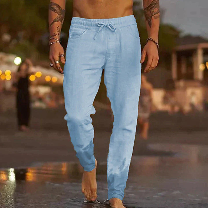 Van Dame™ | Linnen strandbroek 