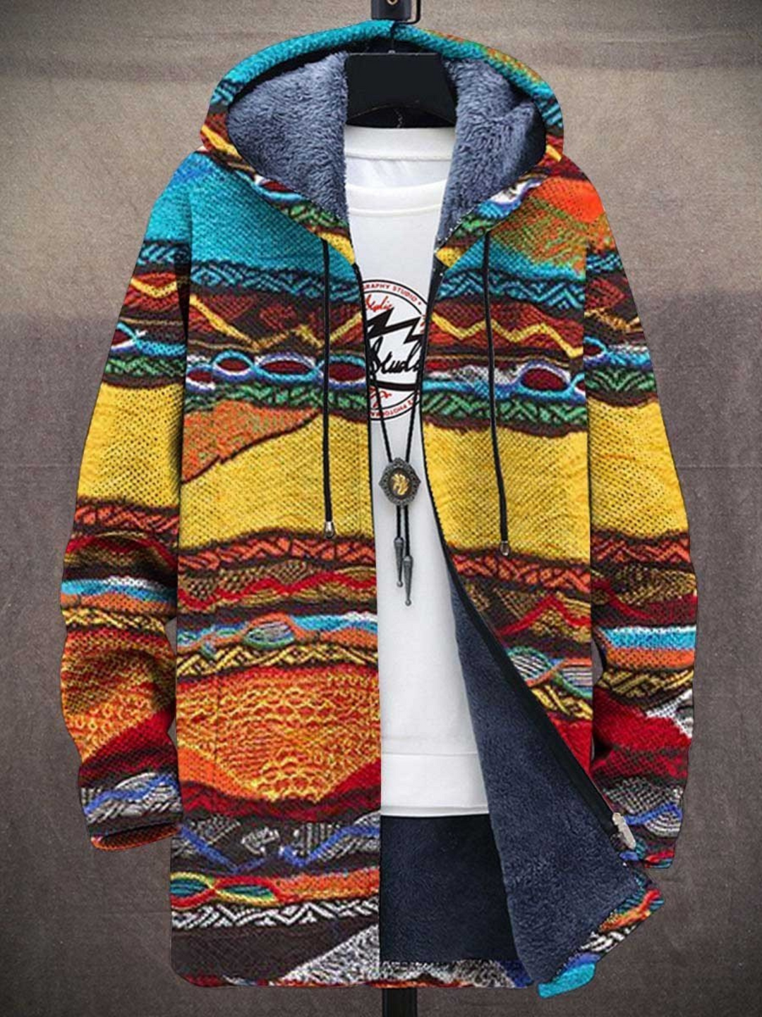 Jindalee™ | Luxe Cardigan met Artistieke Inspiratie