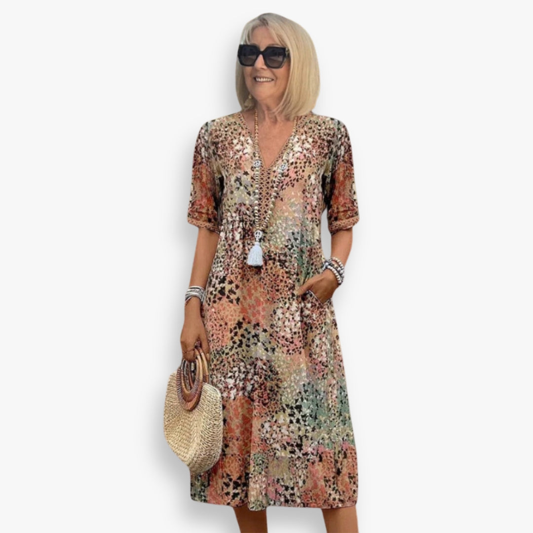 Margot™ Midi Boho Jurk