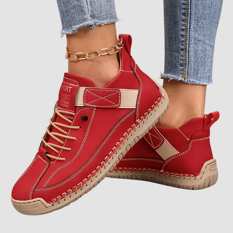 Sophie™ | Comfortabele Wandelschoenen Rood