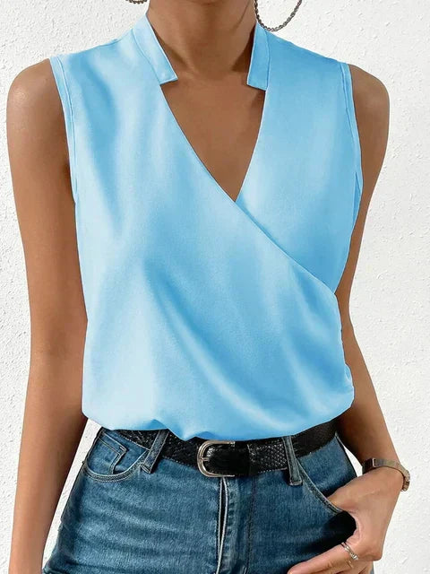 Elliot™ Elegante mouwloze blouse