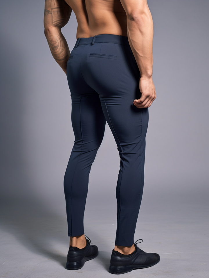 Novate | Kreukvrije Slim Fit Broek 