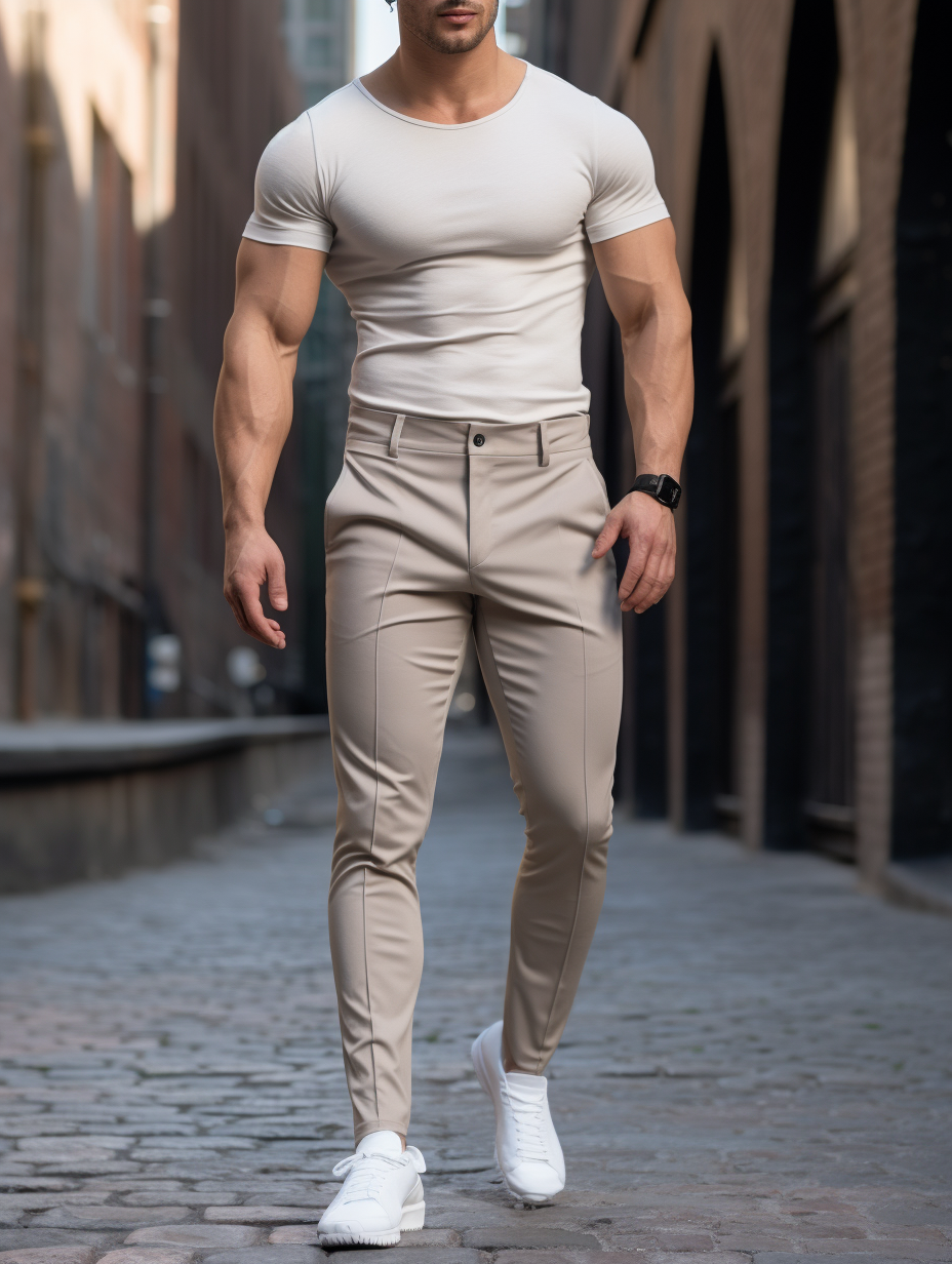 Novate | Kreukvrije Slim Fit Broek 