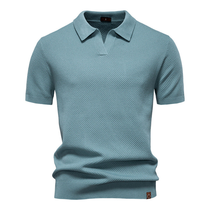 Ulrik – Gestructureerd poloshirt