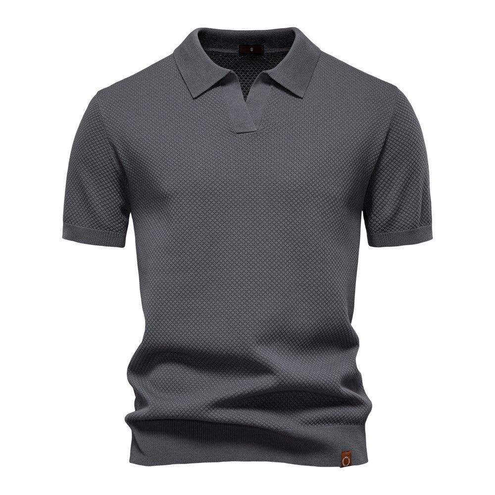 Ulrik – Gestructureerd poloshirt