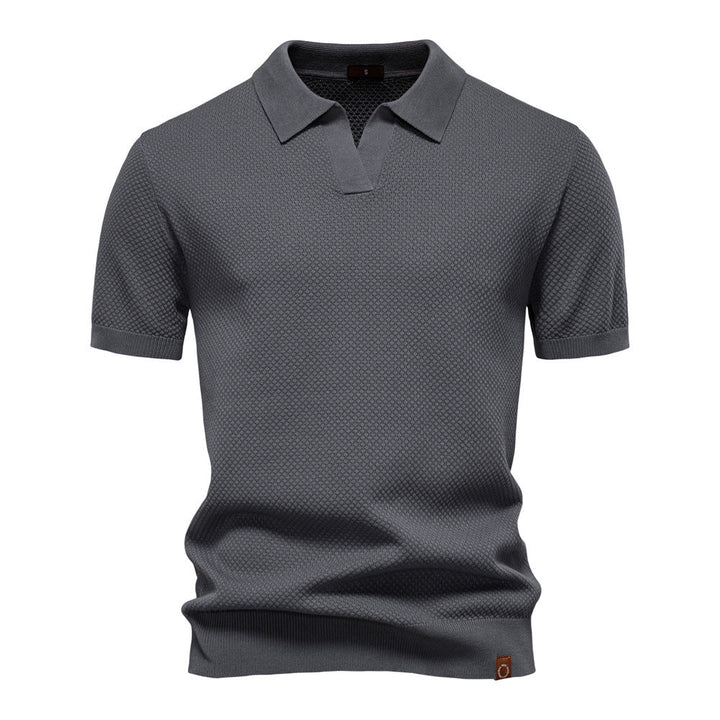 Ulrik – Gestructureerd poloshirt