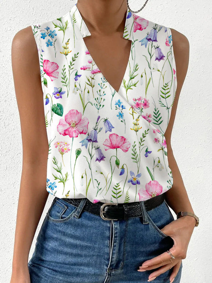 Elliot™ Elegante mouwloze blouse