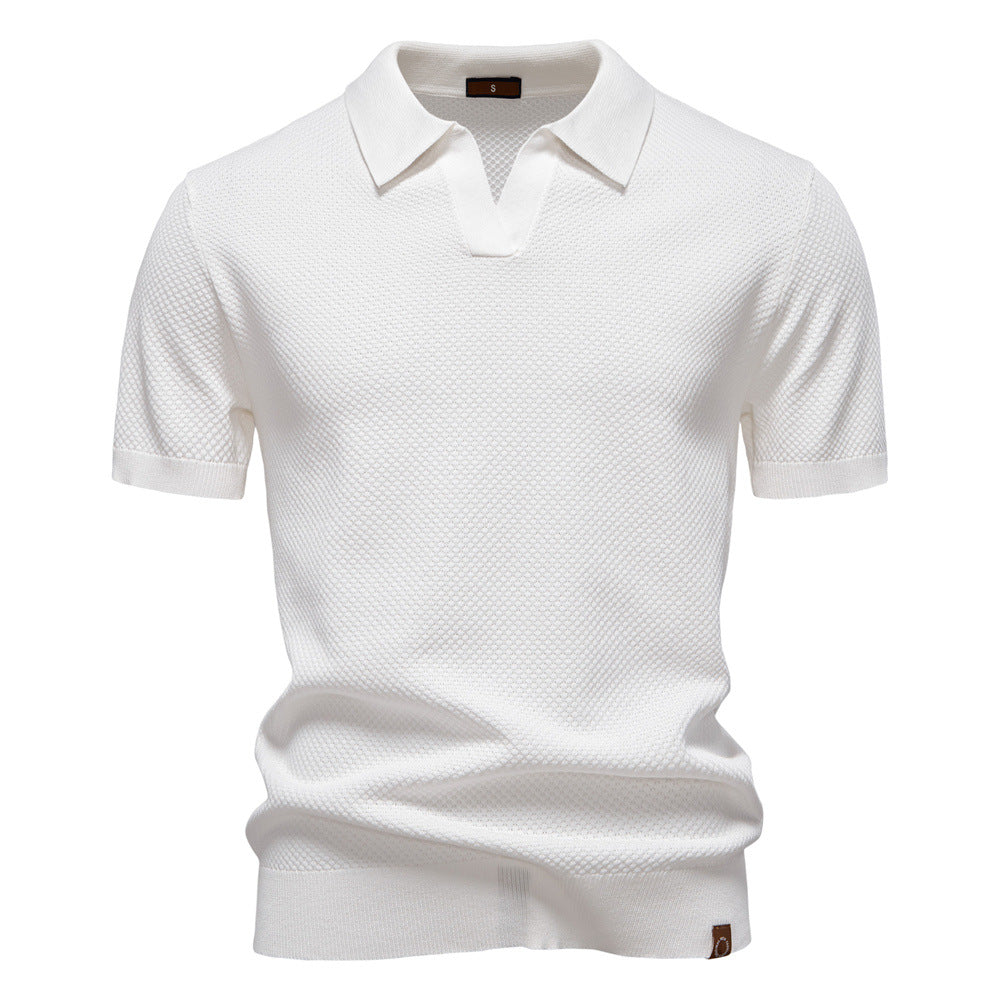 Ulrik – Gestructureerd poloshirt