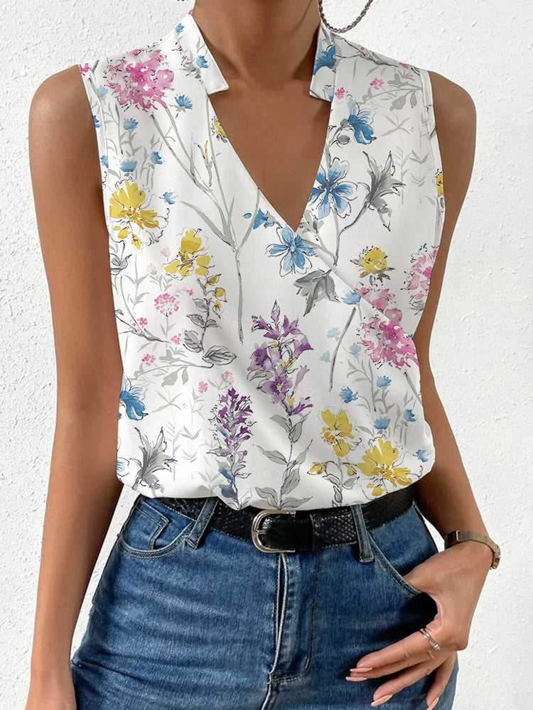 Elliot™ Elegante mouwloze blouse