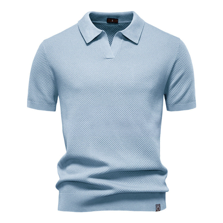 Ulrik – Gestructureerd poloshirt