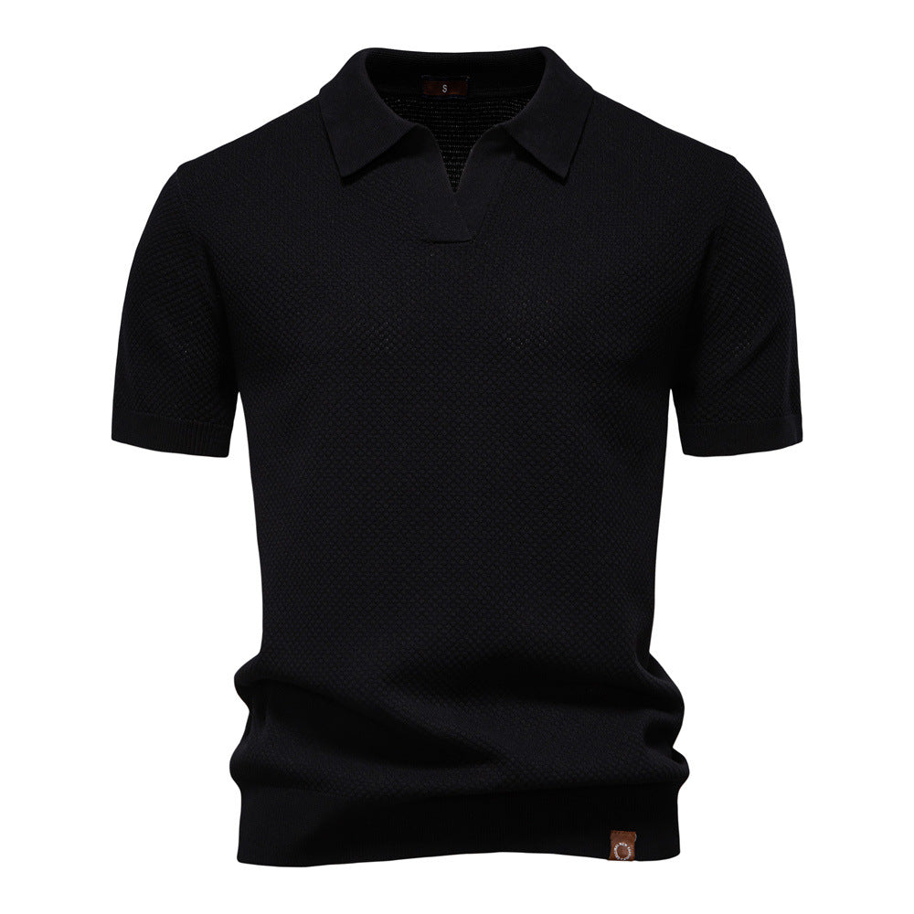 Ulrik – Gestructureerd poloshirt