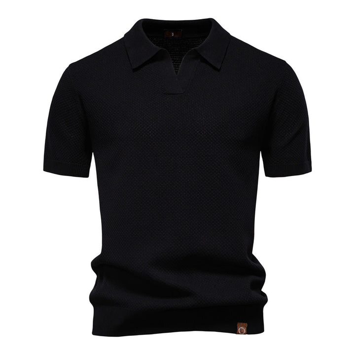 Ulrik – Gestructureerd poloshirt