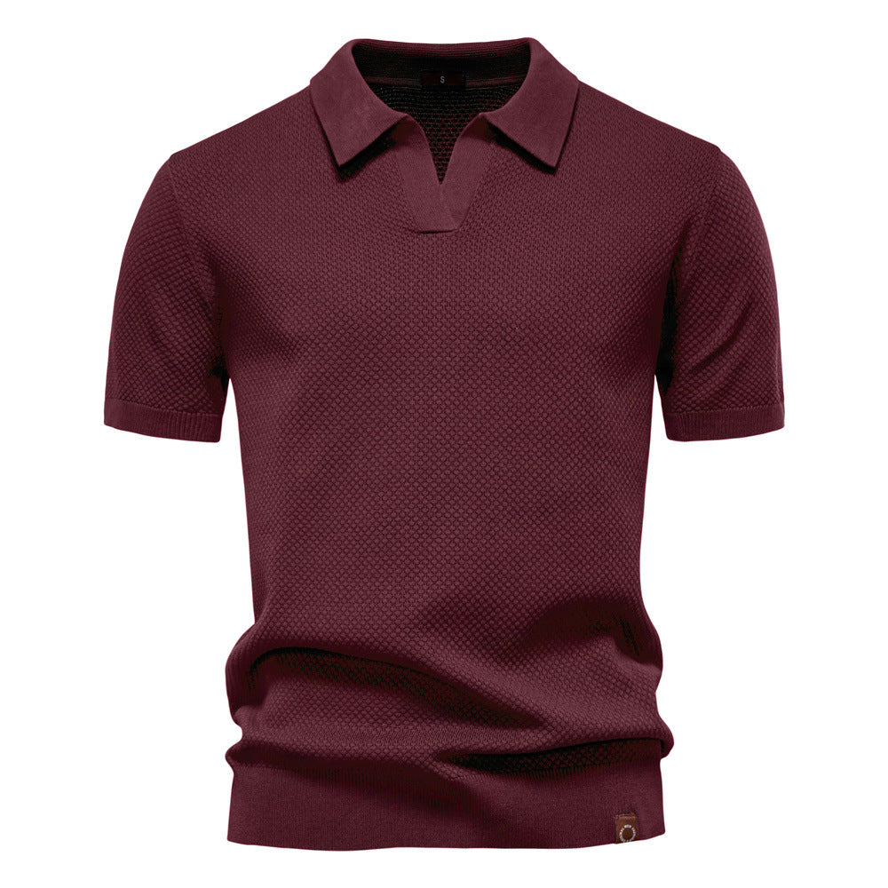 Ulrik – Gestructureerd poloshirt