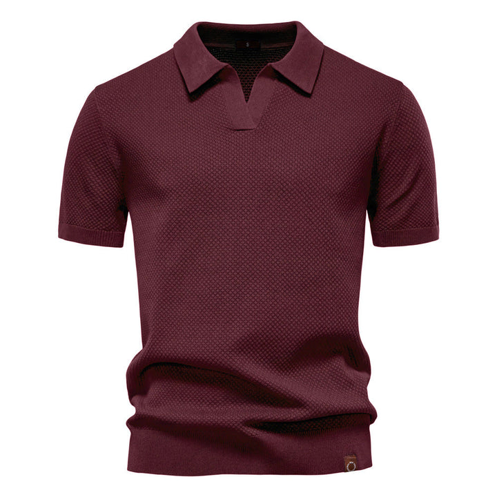 Ulrik – Gestructureerd poloshirt
